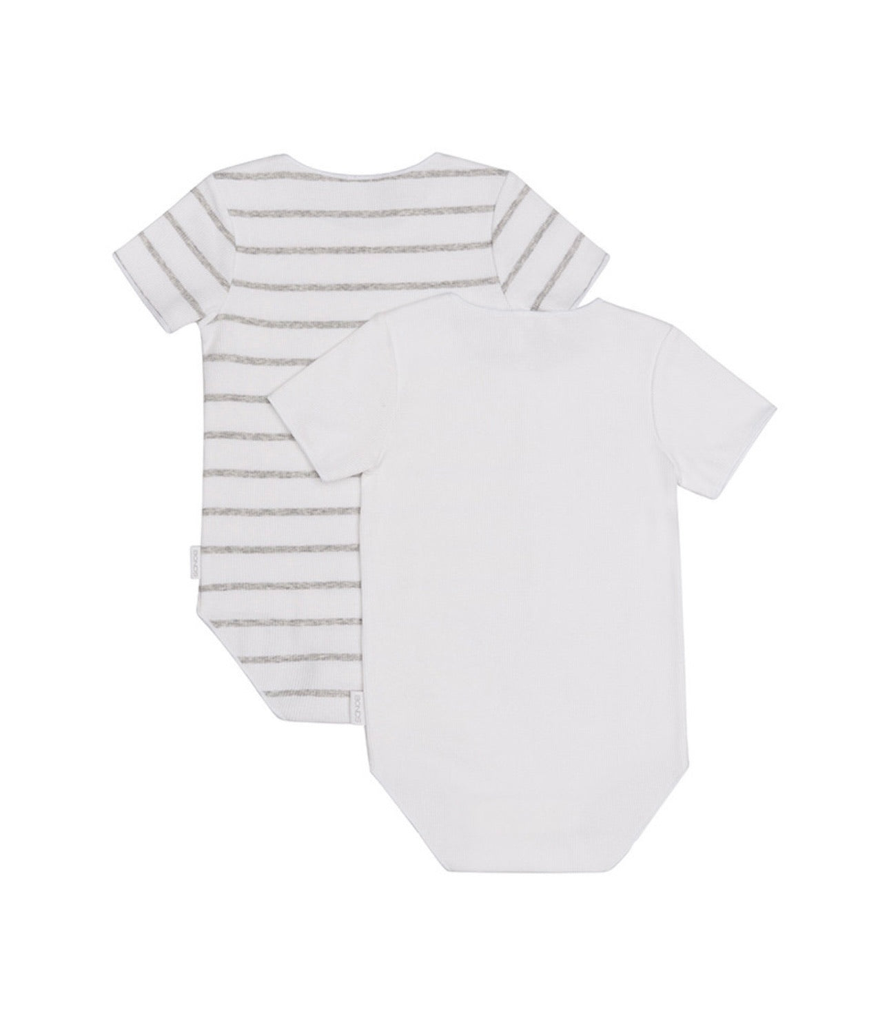 Rib Short Sleeve Bodysuit 2 Pack
