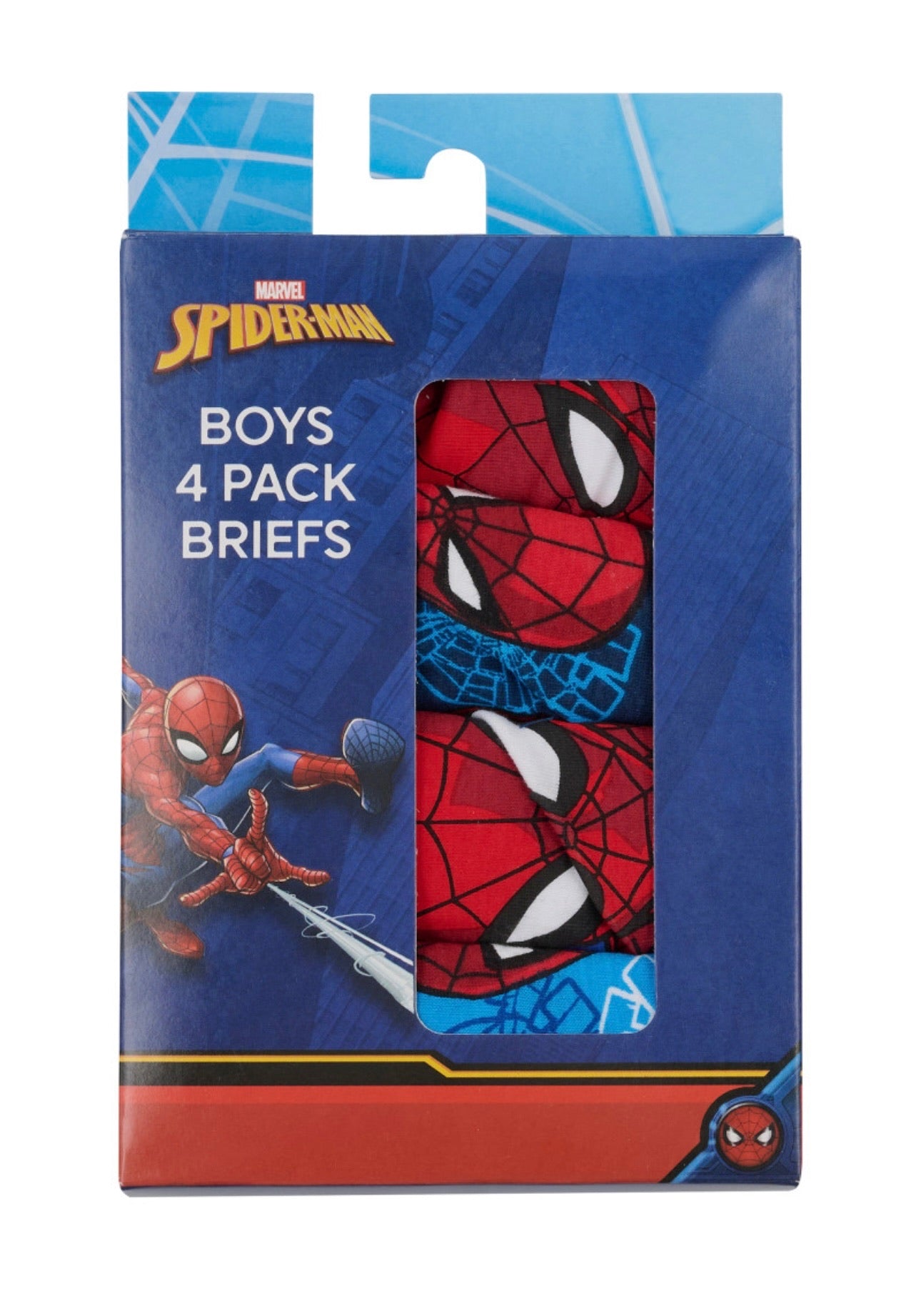 Boys Spiderman Brief 4 Pack